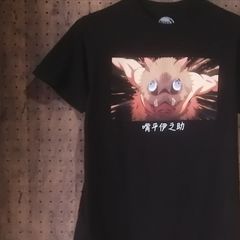 DEMON SLAYER 鬼滅の刃　「嘴平伊之助」プリントＴシャツ　サイズＸＳ