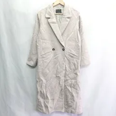■ ⊇ URBAN RESEARCH ROSSO ロッソ 長袖 ロングコート サイズ36 グレージュ レディース E  【1409100062151】のサムネイル