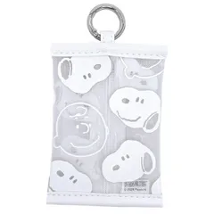 スヌーピー カラビナ付きポーチ(フェイス) SNOOPY