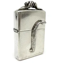 ジッポー　スターリング　1999 シルバー　エナメル　蛇 Zippo ジッポー 純銀 スターリングシルバー 925 Sterling Silver
