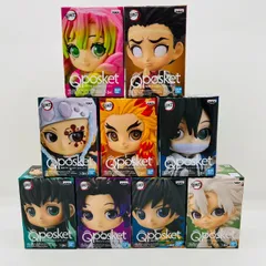 鬼滅の刃 Q posket  petit フィギュア 9体 まとめ セット プライズ バンダイ / 冨岡義勇 胡蝶しのぶ 煉獄杏寿郎 宇髄天元 甘露寺蜜璃 悲鳴嶼行冥 時透無一郎 伊黒小芭内 不死川実弥