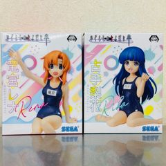 ひぐらしのなく頃に 卒 竜宮レナ 古手梨花 フィギュア 2体 まとめ セット / プライズ ちょこのせ フィギュア