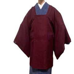 R-1273　夏コート　道行コート　裄64センチ　たて絽　レディース　透け感あり　着物用　和装コート