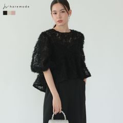 タグ付き新品未使用✨️CARLA完売品 フラッフィーキャミソール 黒 立体
