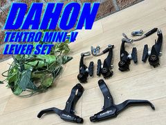 TelSpo's Top Recommendation!! Never Ridden!! Removed from a DAHON K3 Complete Bike!! TEKTRO MINI-V BRAKE LEVER SET BK Front and Rear V-Brake Lever Set Mini V 95mm DAHON Cross MTB Minivelo Shipping Available!! D-372