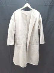 ■ 新品 W CLOSET ダブルクローゼット シンプル 綺麗め 長袖 コート サイズ表記なし ベージュ レディース E 1303160010308