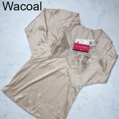 【新品タグ付き】Wacoal　ワコール　カップ付きインナー　A85　ランジェリー　下着ㅤBE　ベージュ　花　刺繍ㅤ華やか　レース　リボン　プレゼント　ギフト