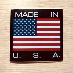 GMT様専用ページ！CHN-003×4MADE IN USA ステッカー 黒 5c×5c