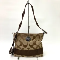 🌟最終価格🌟【COACH】コーチ ショルダーバッグ ブラウン系 シグネチャー ☆