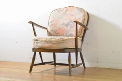 ★事前問合せ必須★ ERCOL アーコール 1人掛けソファ イギリスビンテージ 贅沢 ヴィンテージ 一人掛け チェア 椅子 アームチェア 英国 北欧 リペア+発送まで3週間前後 R-063035