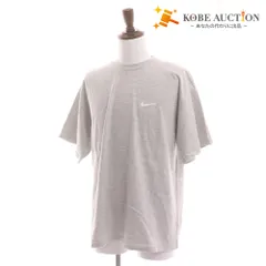 ■ NIKE ナイキ Tシャツ JUST DO IT 90s 半袖 トップス ロゴ プリント マレーシア製 メンズ L ライトグレー