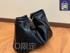 PRADAプラダの非常に質感のあるブラックショルダーバッグ｜本日限定特価｜新品未使用