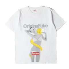 Supreme シュプリーム Tシャツ サイズ:L / 08SS 代官山 10周年記念 Original Fake KAWS ケイト・モス Tシャツ (Kate Moss Tee) / ホワイト 白 / トップス カットソー / コラボ【メンズ】【中古】のサムネイル