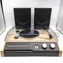 動作品TOSHIBA GP-70 ポータブルステレオ レコードプレーヤー レトロ