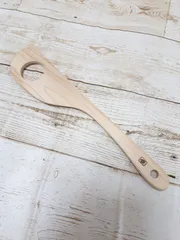 須田二郎　木製　穴あきヘラ スパチュラ　スプーン　6セット 未使用 須田二郎木製穴あきヘラ スパチュラスプーン6セット 未使用