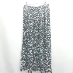 ◇ Θ classicalelf ウエストゴム ロング丈 プリーツ スカート サイズLL-3L ブラック ホワイト レディース E  【1502180034480】