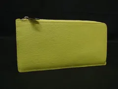 ■新品同様■ Paul Smith ポールスミス レザー L字ファスナー 長財布 札入れ カード入れ ウォレット レディース イエロー系 BQ0828