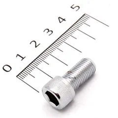 DS-190577-ea DRAG 六角穴付きボルト クローム 3/8-24 X 首下 3/4インチ(1個売り)