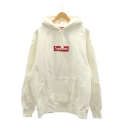 【中古】SUPREME 21AW Box Logo Hooded Sweatshirt XL White[66]
