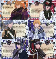 【中古】キャラカード [単品] 集合 書きおろしメッセージカード6枚セット 「Switchソフト スペードの国のアリス ～Wonderful White World～ GAMECITY限定セット」 同梱特典