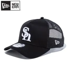新品 NEWERA ニューエラ 正規品 福岡 ソフトバンク ホークス softbank hawks Sh キャップ CAP 帽子 9FORTY メッシュキャップ サイズ調整 野球 グッズ メンズ レディース ユニセックス 黒 ブラック 14524975