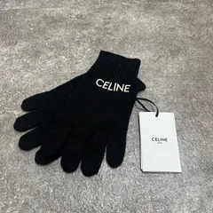 セリーヌ 手袋 黒 CELINE - セリーヌ 手袋 レディース - 黒 レザーの通販 by