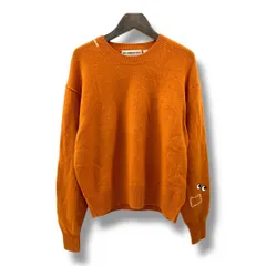 UNIQLO ユニクロ ANYA HINDMARCH アニヤハインドマーチ クルーネックセーター ニット 毛100% 刺繍 レディース サイズM 冬 ゴーゴー古着久喜倉庫店 No.100