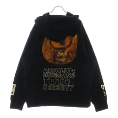S.R. STUDIO. LA. CA. (エスアールスタジオエルエーシーエー) ×OTW BY VANS STERLING RUBY HOODIE OTWバイヴァンズ 両面プリント プルオーバースウェットパーカー フーディー ブラック VN000MZFBLK