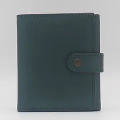 良品 コーチ 折り財布 グリーン 内側花柄 3つ折り財布 2000000 NSK MTM