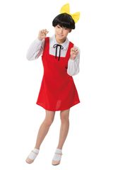 ゲゲゲの鬼太郎公式 猫娘コスチューム ねこ娘 コスプレ アニメ 衣装 コスチューム セット  仮装 ハロウィン レディース  フリーサイズ 女性 レッド