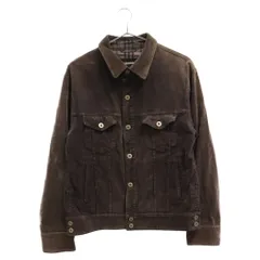 BURBERRY BLACK LABEL (バーバリー ブラックレーベル) コーデュロイ ボタンダウン ジャケット ブラウン BMP38-106-08のサムネイル