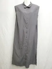 ◇ ⊂ Simplicite シンプリシテェ ノースリーブ ロング丈 ワンピース 表示無し グレー系 レディース P  【1410160019085】のサムネイル