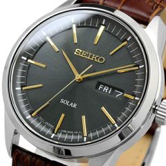 新品 未使用 時計 SEIKO 腕時計 セイコー ソーラー 10気圧防水 シンプル ビジネス カジュアル メンズ SNE529P1 海外モデル [並行輸入品]