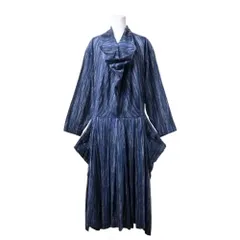 ISSEY MIYAKE 80's 筆タグ ストライプ コットン ワンピース