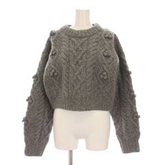 ンニット NKNIT bubble cable hand KNIT ニット セーター 長袖 1