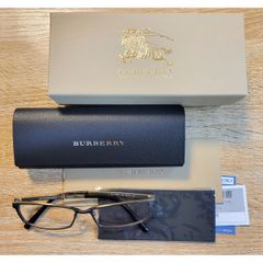 ★【傷有】BURBERRY メガネフレーム B 1276TD 1281 56□16 145 BE1276TD バーバリー フレームのみ