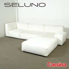 ◾︎SELUNO◾︎ 【展示超美品】Cassina カッシーナ  271 MEX CUBE / メックスキューブ システムソファ / ファブリック 265万 v440s