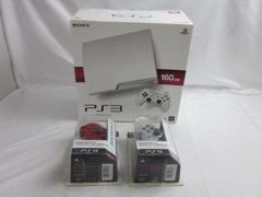  中古品 ゲーム プレイステーション3 PS3本体 CECH-2500A クラシックホワイト 動作品 コントローラー 周辺機器 箱あり