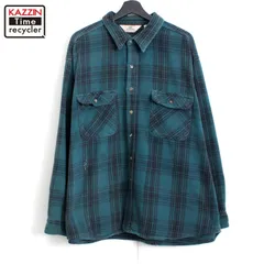 90s vintage REDHEAD チェック柄 ヘビーネル 長袖シャツ メンズ 表記XXXLサイズ