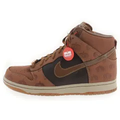 NIKE (ナイキ) Dunk High Premium Mighty Crown ダンク ハイ プレミアム マイティークロウ ハイカットスニーカー  314263-221 ブラウン US9.5/27.5cm - メルカリ