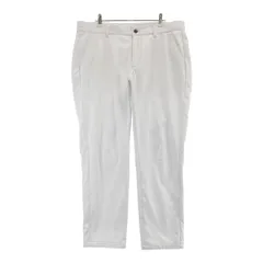 サイズ：XL TOMMY HILFIGER GOLF トミー ヒルフィガーゴルフ  裏起毛パンツ ロゴ刺繍  ホワイト系 [240101441105] ゴルフウェア メンズ ストスト