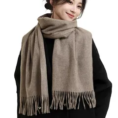 【新品】 [Yangweng] マフラー レディース 冬 大判 カシミヤタッチ クリスマスプレゼント 軽量 ギフト袋付き ストール 男女兼用 女性 人気 プレゼント ふんわり 柔らかい 誕生日プレゼント 肩掛け 女の子 無地 秋冬 防寒 通勤 通学 外出用 0