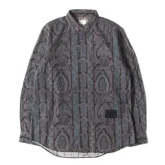 【美品】Paul Smith ポールスミス シャツ マルチカラー サイズ:S | ペイズリー ストライプ プリント コットンシャツ | トップス カジュアルシャツ【メンズ】【中古】