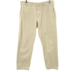 YAECA ヤエカ 日本製 チノパンツ W32 ベージュ メンズ 古着