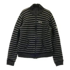 サイズ：2 PEARLY GATES パーリーゲイツ  リバーシブル 中綿ジャケット ボーダー柄 ネイビー系 [240101501191] ゴルフウェア レディース ストスト