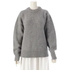 【極上美品】ザロウ THE ROW クルーネックニットセーター　ネイビー ザ ロウ THE ROW セーター ニット 衣料品 トップス ウール