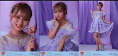 =LOVE 2023年1月ランダム生写真 大場花菜 2023.January 5周年コンサート衣装② 3種コンプ