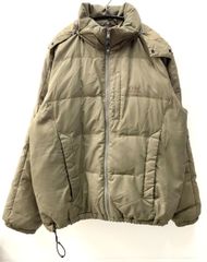 HELLY HANSEN　ヘリー ハンセン　フーデッド　ダウンジャケット　緑　カーキ　Lサイズ　HV12654
