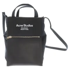 Acne Studios (アクネ ストゥディオズ) Papery nylon tote bag ペイパリー スモール 2WAY ナイロン ショルダーバッグ トートバッグ ネイビー FN-UX-BAGS000048のサムネイル