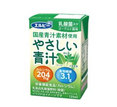 エルビー やさしい青汁 125ml×30本×2ケース  宅配専用 国産 あおじる 乳酸菌 カルシウム ケール